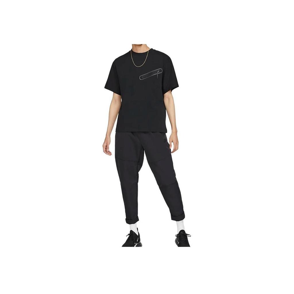 Nike Sportswear Knit Short Sleeve T-Shirt Men's Black DA0798-010