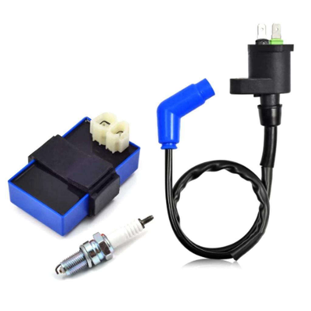 ABLZ-2X 30410-HC4-770 CDI BOX Ignition Coil Voltage Regulator Rectifier Relay Kit For Honda Fourtrax 300 TRX300 TRX300FW 1993
