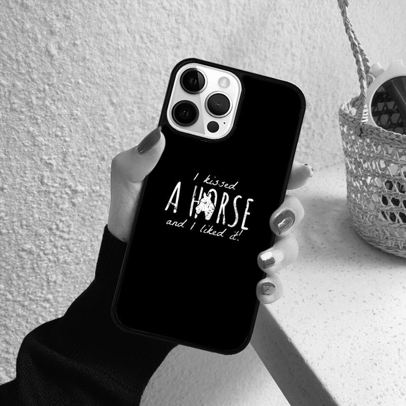 Horse Pony Pattern Phone Case for iPhone 17 Air 16 PRO MAX 15 14 PLUS 12 11 13 Back Cover Fundas Shell coque