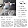 Etoile Single Duvet Cover, Made In Japan, 100% Cotton Satin Stripe, Dust Mite Resistant, 315-Thread High-Density Fabric, Luxury Hotel-Quality, Scandin