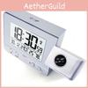 Projection Alarm Digital Clock With Temperature Time And Usb Charging Daily Use