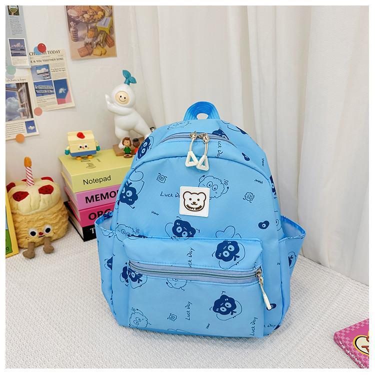 Cute Comfortable School Bag For Kids Trendy Nylon Backpack With Cartoon Pattern StyleA