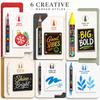Christmas Gift Box Acrylic Paint Marker Set with Light Board for Kids DIY Drawing Art Craft