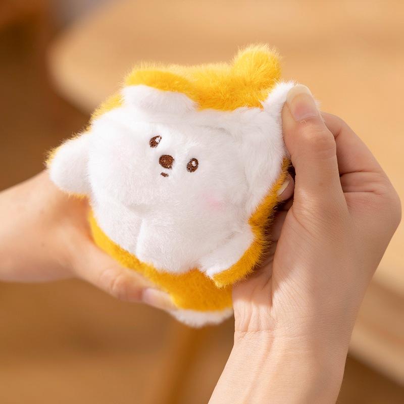 Fun Doll Flip Animal Pendant Cute Cute Pet Plush Toy Bag Keychain Cartoon Doll Bag Hanging Decoration