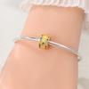 Bee Dragonfly Gold Safety Clasp Charm Beads DIY Bracelet Necklace Jewelry Making Accessories