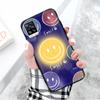 Black Case for Xiaomi Redmi 13C Note 9 iPhone XR 7 8 14 15 11 12 13 X XS Pro Max Samsung A25 S23 S24 FE Ultra Plus Happy Smile