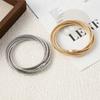 Wind Fashion Bracelet Adjustable Spring Multi-Layer Bracelet Personalized Simple Elastic Ring Plain Ring Bracelet