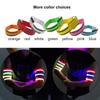 2 Stück im Dunkeln leuchtende LED Armbänder USB wiederaufladbares Sicherheits-Reflexarmband zum Laufen