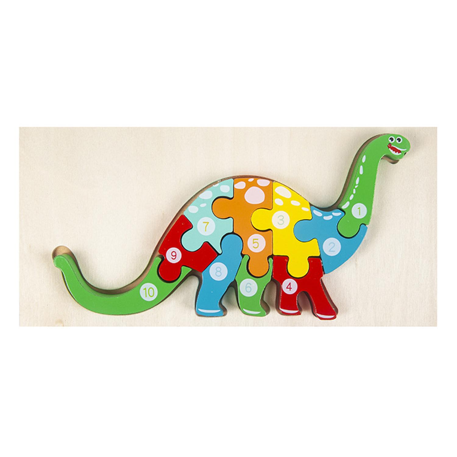 

3D Wooden Puzzles,Educational Cartoon Animals Early Learning Cognition Intelligence Puzzle Game For Children Toys