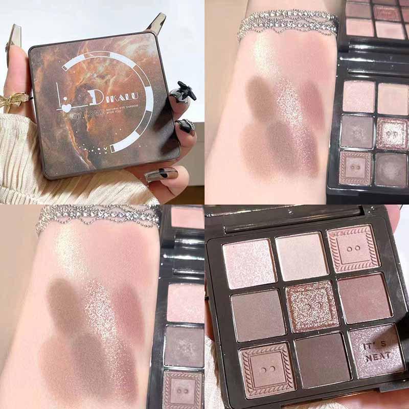 DKL 2023 New Year Limited Edition Matte Cinnabar Mole Eyeshadow Palette - Earthy Red & Smoky Spicy Cool Tones