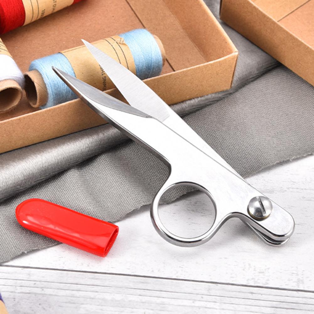 V-Shape Embroidery Yarn Cutter Precision-Sewing Craft Snip U/V Shape Stainless Steel Thread Nippers Sewing Scissors Shears