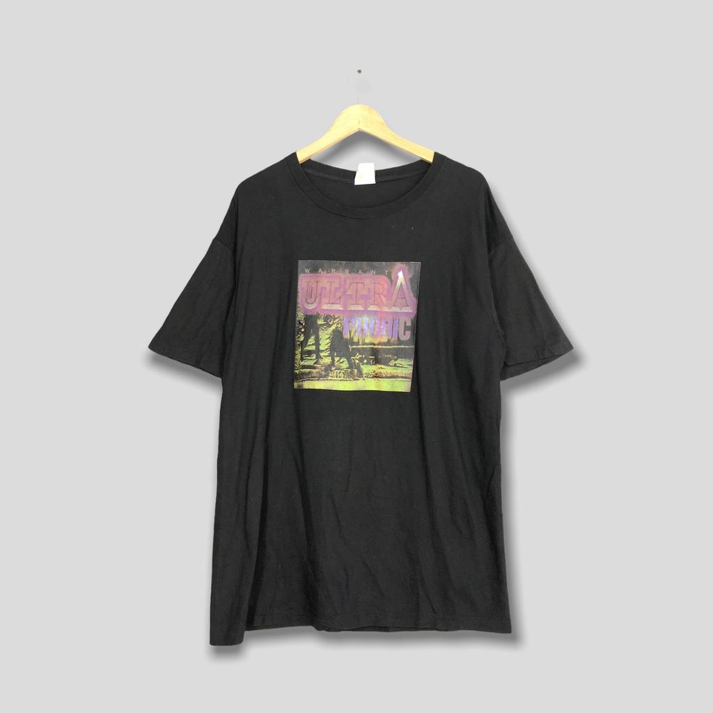 Vintage Warrant Hard Rock Konzert T-Shirt Xlarge Ultraphobic Tour 1995 Band Warrant Heavy Metal Warrant Schwarzes T-Shirt Größe XL