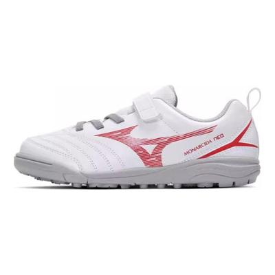 Artificial Turf Comfortable Non-Slip Wear-Resistant Shock Absorbing Balance Low-Top Soccer Shoes Kids Sneaker White Red P1GE242660