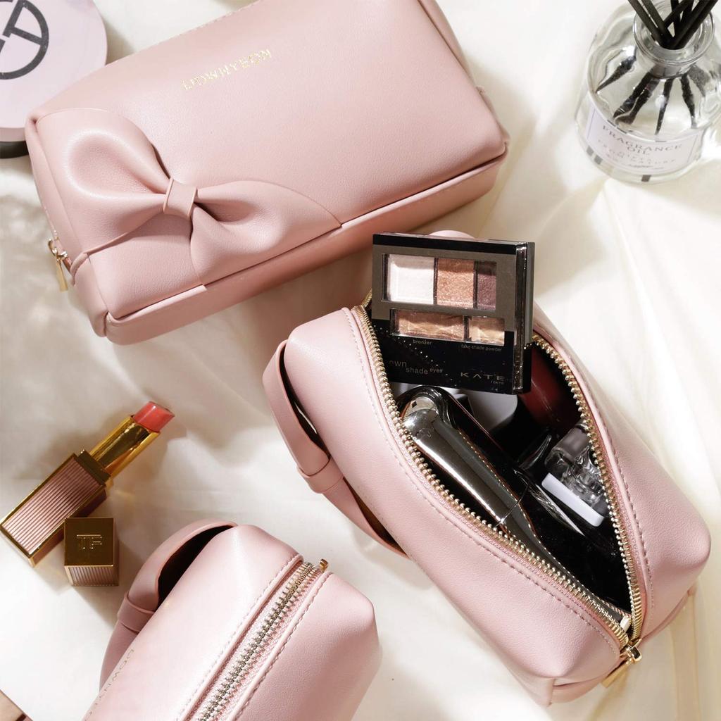 Rownyeon Makeup Lots of Cosmetic Korean Pencil Water Small Item Brush Pen Birthday Gift Pouch, Portable, Cute, Compact, Dividers, Pouch, Style,