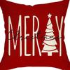 New Christmas Gingerbread Man Candy Decorative Pillow Cover Home Living Room Holiday Party Pillow Cover