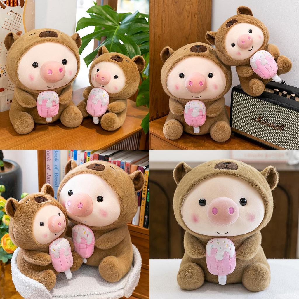 Plush Pig Toy With Capybara Transformation For Children Sleep Cushion And Gift