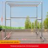 Windproof Galvanized Steel Outdoor Clothes Drying Rack 