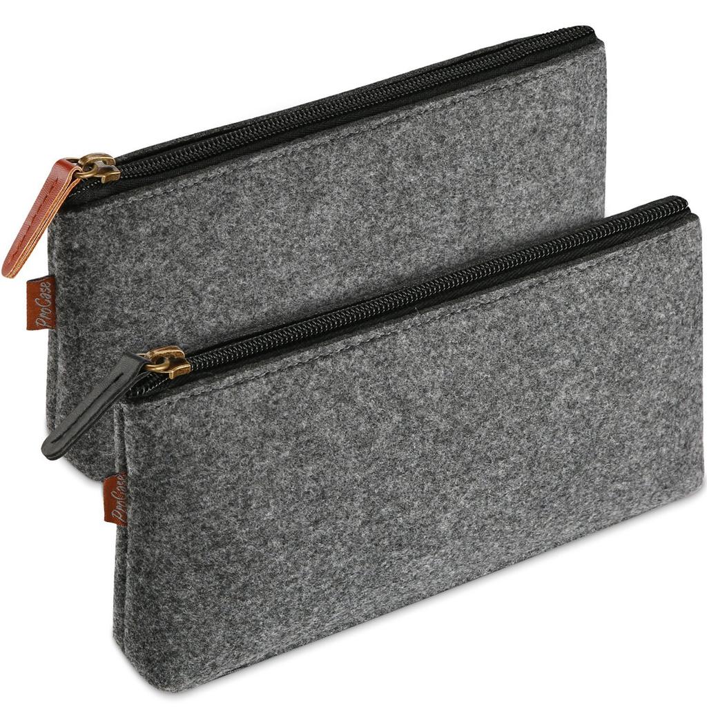 Thick Felt Pencil Bags Simple Practical Pencil Bag Student Teacher Stationery Bag Back To School