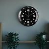 Wristwatch Style Wall Clock Black