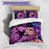 Set Biancheria da Letto KPOP Hunter 3 Pezzi Copripiumino Chiusura Include 1 Copripiumino & 2 Federe per Tutte le Stagioni Camera da Letto Casa Arredamento Stanza del Dormitorio