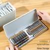 Battery Organizer and Data Cable Transparent Storage Box - Large Capacity, Multi-Layer, Dustproof, Size 5-7 for Electrical Appliances