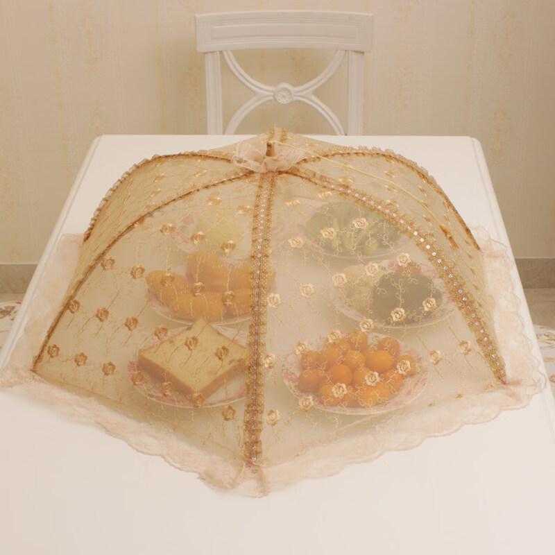 Large Floral Foldable Food Cover