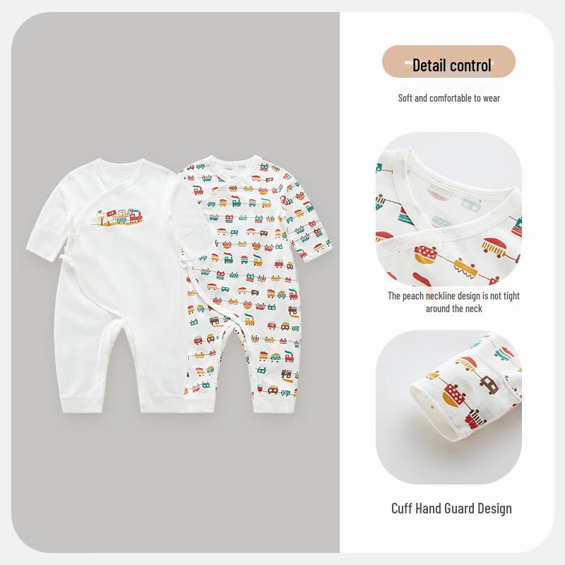 

Labby Тонкий комбинезон для новорожденного на завязках, комплект из 2 предметов 66