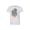 adidas Tricou cu gât rotund cu imprimeu grafic, respirabil, pentru bărbați, topuri, alb DY8714