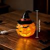 Halloween Kürbis Schädel Tischlampe Nachtlicht Gruselige Atmosphäre Schreibtischornament Für Zuhause Schlafzimmer Party Feiertagsdekoration Geschenke