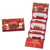 Christmas Themed Cash Envelope with 6 Slots Holiday Gift Cards Money Holder Money Organiser For Gifts Exchanges