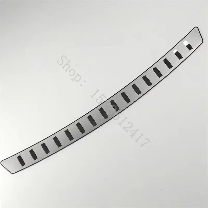 For VW Volkswagen Passat B7 2012~2016 Rear Styling Stainless Rear Bumper Protector Sill Trunk Rear Guard Tread Plate Cover Trim