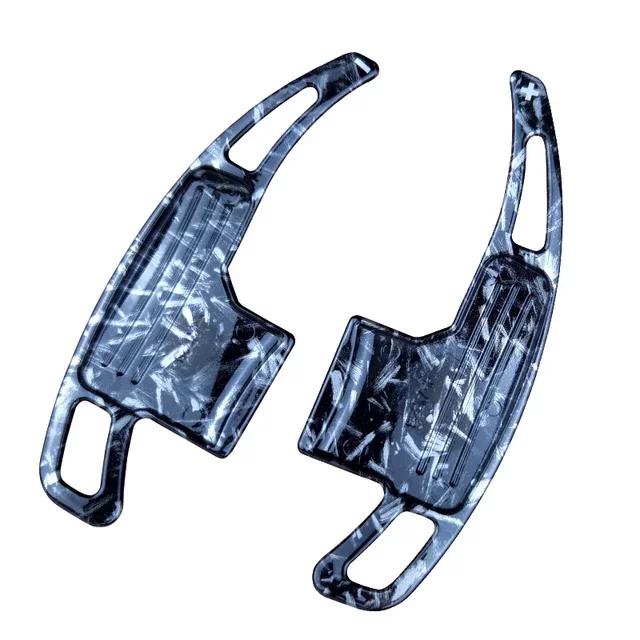 För Ford Mustang 2015 2016 2017 2018 Kolfibermönster Bilratt Växelspak Förlängning DSG Växlingspaddel