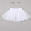 Gonna Tutu da Ballerina a Quattro Strati Bianco Morbido per Esibizioni