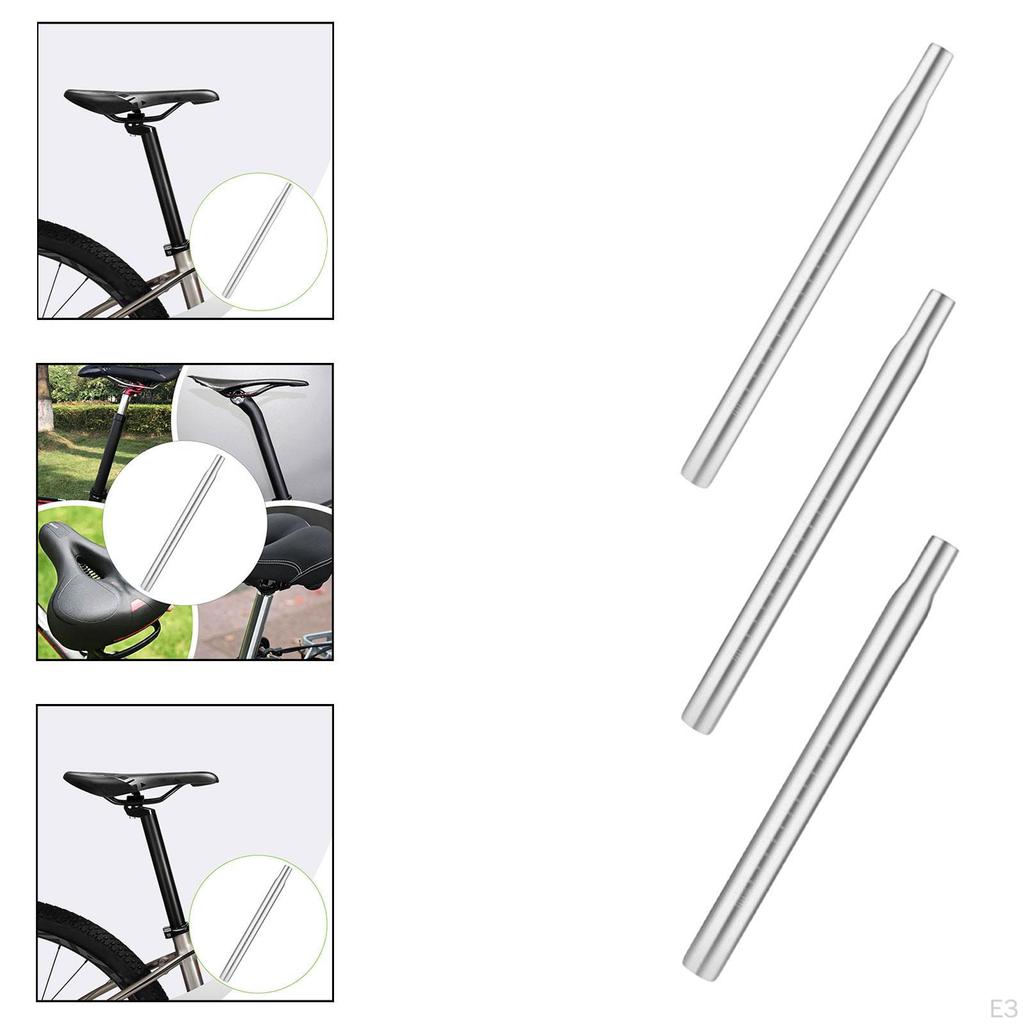 Seatpost Aluminum Alloy Length 350mm Accessory Sturdy Quick Installation for Mountain Bikes Replace