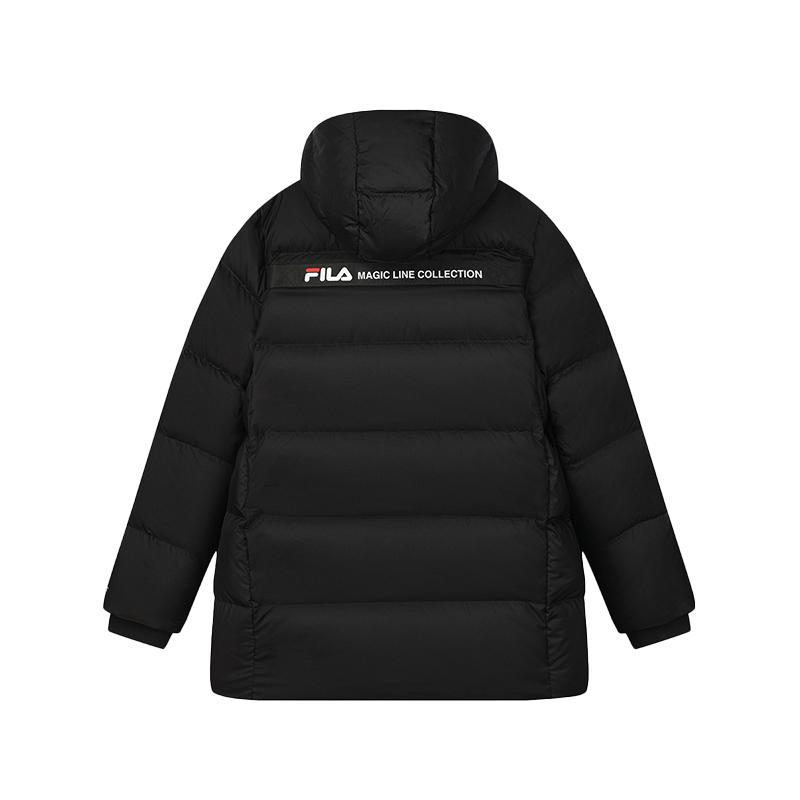New FILA Down Jacket Men's Jet Black F51M449905FBK