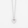 [Bloom] Official Women's Necklace, Silver, Rhodium Plated, Heart Motif 0772-4661-0019-0000