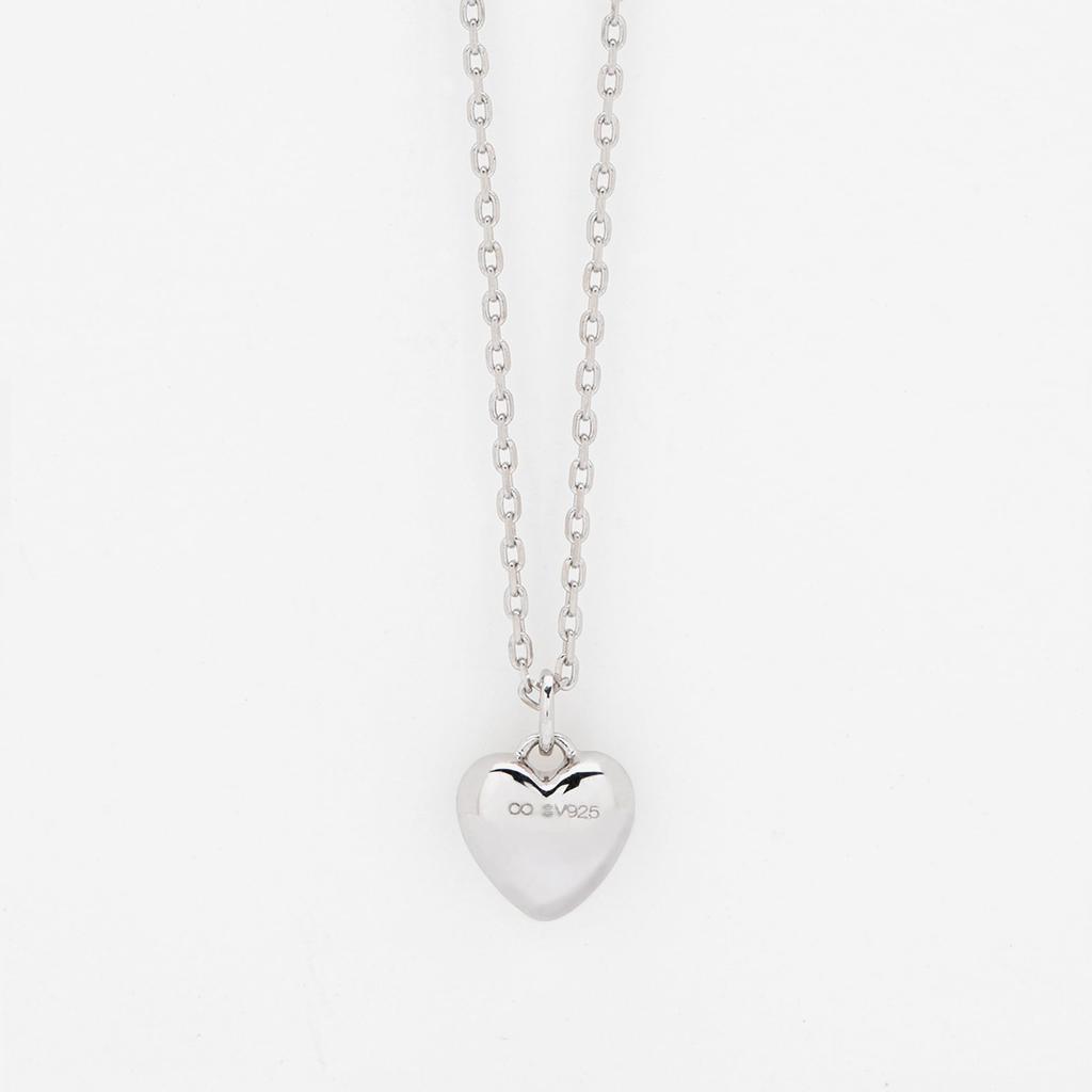 [Bloom] Official Women's Necklace, Silver, Rhodium Plated, Heart Motif 0772-4661-0019-0000