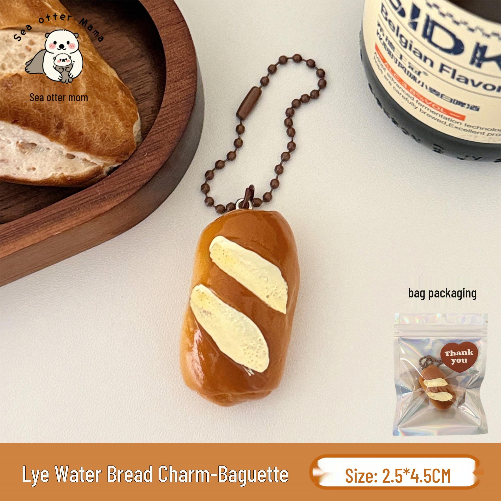 Очаровательный брелок для ключей с щелочной лапшой: Подвеска-игрушка для еды из смолы