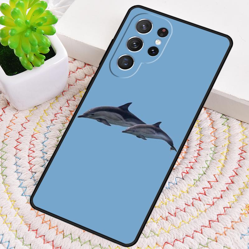 Cute Dolphin Ocean Phone Case for Samsung Galaxy Note 10 Pro S26 Ultra S23 S24 FE S25 S21 S22 PLUS Shockproof Cove