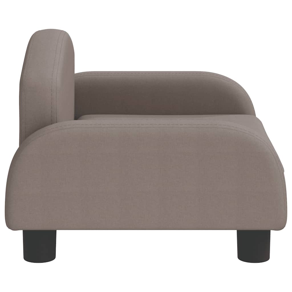 Kids Sofa Taupe 50 x 40 x 30 cm Fabric