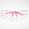PAERDE HM12 Protective and UV Protection Eyewear, Ultra-Lightweight, Anti-Fog, Windproof, (Double-Sided Anti-Fog Coating) (Pink)