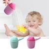 Bath Rinser Cup for Babies Cartoon Bear Baby Bath Rinse Cup with Handle Rinsing Water Scoop for Protecting Infant Toddlers Eyes