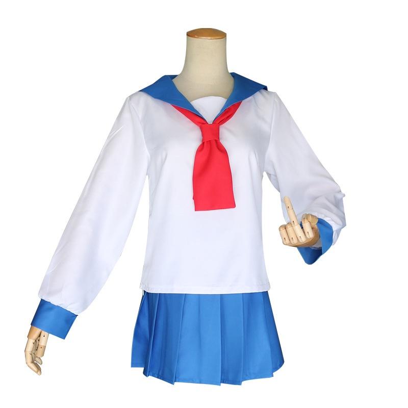 Team Epic Pop Poputepipikku Popuko Pipimi School Sailor Uniform Costume Cosplay