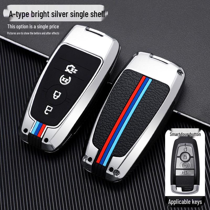 2020 Ford Escape & 2022 Mondeo Edge Two-Button Car Key Case