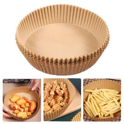 Luftfritteuse, Einweg-Papiereinlage, Antihaftmatte, Dampfgarer, runde Papier-Backmatten