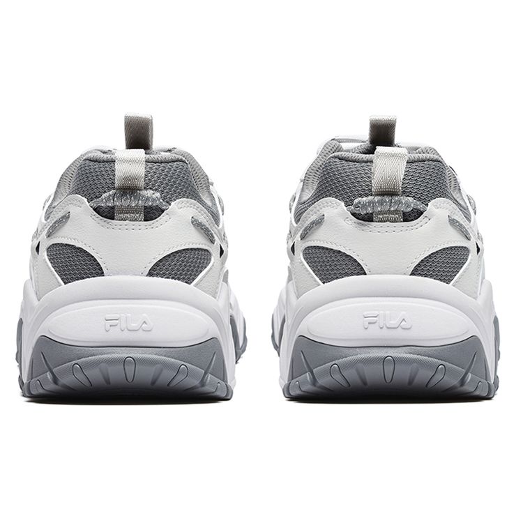Fila Cat Paw Fluid 4.0 Fabric Synthetic Leather Retro Sports Versatile Low-Top Casual Shoes Men Sneaker Gray F12M242101FFA