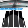 Car Sticker Pillar Posts Door Trim Covers Decorative Accessories 2007 2008 2009 2010 6Pcs For Honda Civic 2006-2011
