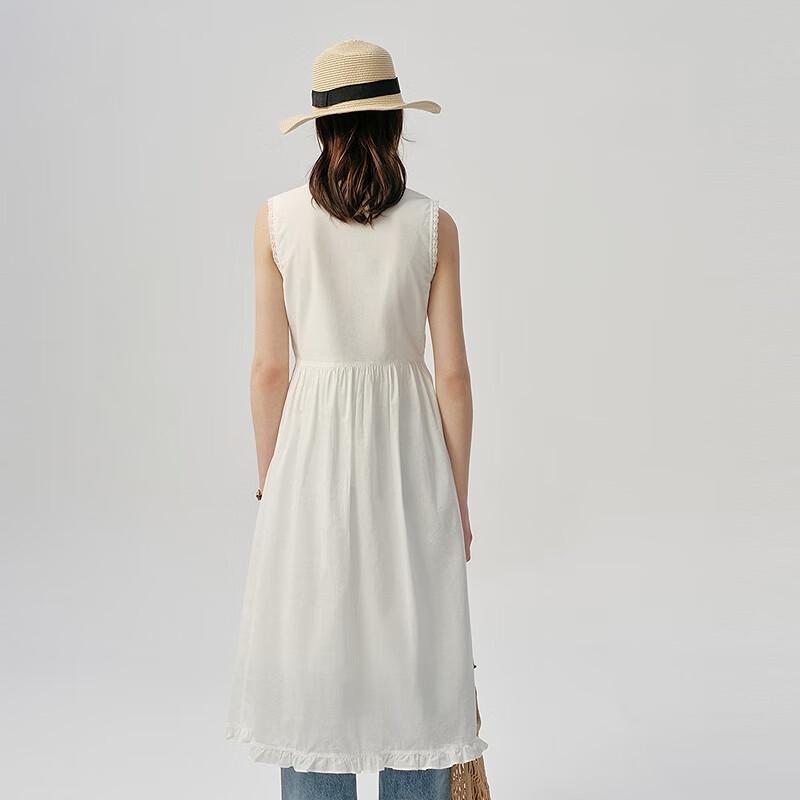 Teenie Weenie Women's Vintage French Lace Sleeveless Maxi Dress