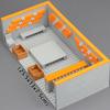 Minifigure Arsenal Giocattolo per Laboratorio con Blocchi da Costruzione Assemblati