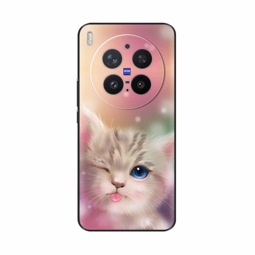 For VIVO X300 Pro Case Popular Flowers Cartoon Soft Silicone Phone Back Cover For Vivo X300 X 300 ShockProof Shell Bags Funda